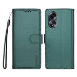 BETOPNICE for Oppo A58 4G 006 Case RFID Blocking Wallet Stand Leather Phone Cover with Wrist Strap