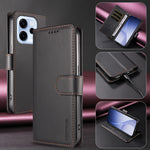 BETOPNICE för Oppo Reno15 F 5G / Oppo Reno16 FS 5G / Oppo Reno16 F 5G 006 Skal RFID-blockerande plånboksfodral i läder med handledsrem