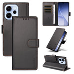 BETOPNICE för Oppo Reno15 F 5G / Oppo Reno16 FS 5G / Oppo Reno16 F 5G 006 Skal RFID-blockerande plånboksfodral i läder med handledsrem