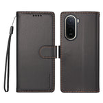 BETOPNICE for Xiaomi Poco C85x 5G / Xiaomi Redmi A7 Pro 4G (171.56mm) 006 Case RFID Blocking Wallet Stand Leather Phone Cover with Wrist Strap