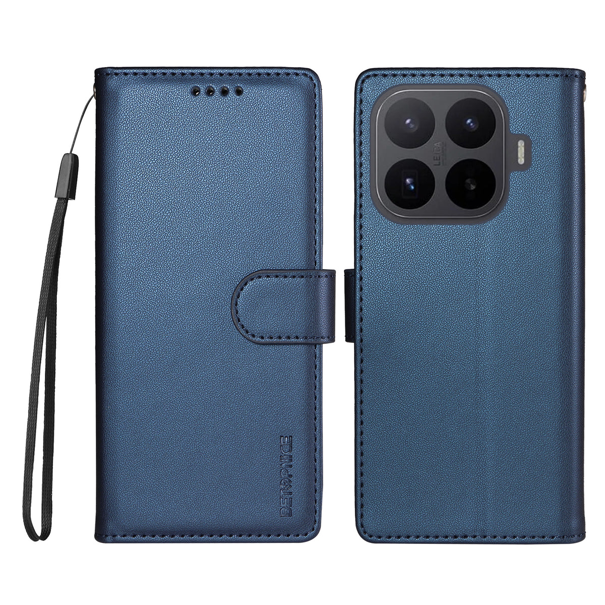 BETOPNICE för Xiaomi 17T Pro 006-skal RFID-blockerande plånboksfodral i läder med handledsrem