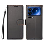 BETOPNICE for Xiaomi 17 Pro 006 Case RFID Blocking Wallet Stand Leather Phone Cover with Wrist Strap