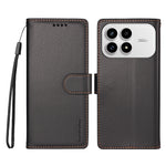 BETOPNICE för Xiaomi Poco F8 Pro 5G / Xiaomi Redmi K90 5G 006 Skal RFID-blockerande plånboksfodral i läder med handledsrem