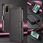 BETOPNICE for Xiaomi Redmi A5 NFC (EU) (173.45mm) 006 Case RFID Blocking Wallet Stand Leather Phone Cover with Wrist Strap