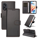BETOPNICE for Oppo A18 4G / Oppo A38 4G 006 Case RFID Blocking Wallet Stand Leather Phone Cover with Wrist Strap
