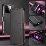 BETOPNICE for Xiaomi 17 Max 006 Case RFID Blocking Wallet Stand Leather Phone Cover with Wrist Strap