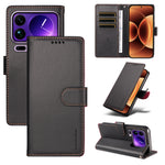 BETOPNICE for Xiaomi 17 Pro Max 006 Case RFID Blocking Wallet Stand Leather Phone Cover with Wrist Strap