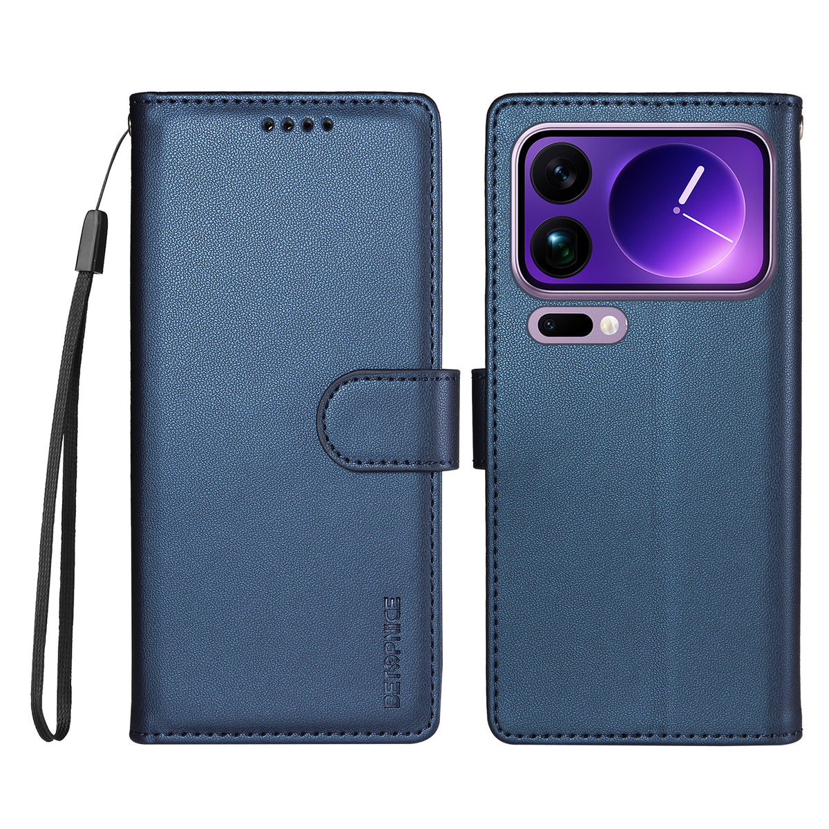 BETOPNICE för Xiaomi 17 Pro Max 006 Skal RFID-blockerande plånboksfodral i läder med handledsrem