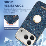 RIMEMAX R47 for iPhone 18 Pro Max / 17 Pro Max Magnetic Case PC + TPU Glitter Phone Cover