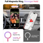 RIMEMAX R47 for iPhone 18 Pro Max / 17 Pro Max Magnetic Case PC + TPU Glitter Phone Cover