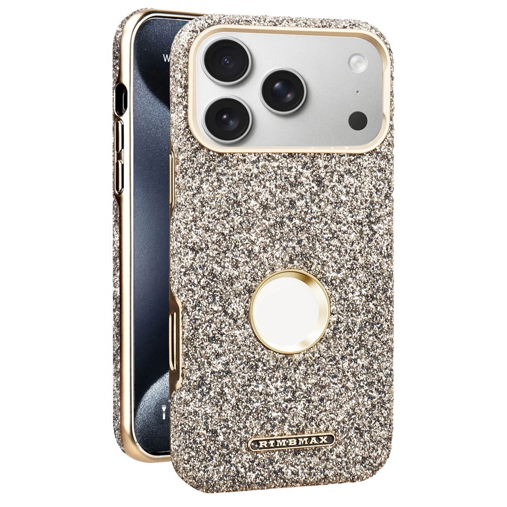 RIMEMAX R47 for iPhone 18 Pro Max / 17 Pro Max Magnetic Case PC + TPU Glitter Phone Cover