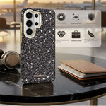 RIMEMAX R47 til Samsung Galaxy S25 Ultra, magnetisk skal i PC + TPU med glitter