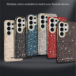 RIMEMAX R47 til Samsung Galaxy S25 Ultra, magnetisk skal i PC + TPU med glitter