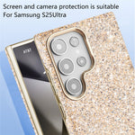 RIMEMAX R47 til Samsung Galaxy S25 Ultra, magnetisk skal i PC + TPU med glitter