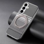 For Samsung Galaxy A37 5G Case Magnetic Kickstand PU Leather + PC + TPU Gradient Phone Cover