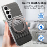 Til Samsung Galaxy A35 5G Cover Magnetisk Stander PU Læder + PC + TPU Gradient Telefon Cover