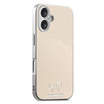 For iPhone 16 Magnetic Case Butterfly Bow Pattern PU Leather + TPU + PC Shockproof Phone Cover