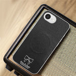 For iPhone 17th / 16th Magnetic Case Butterfly Bow Pattern PU Leather + TPU + PC Shockproof Phone Cover