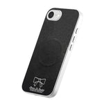For iPhone 17th / 16th Magnetic Case Butterfly Bow Pattern PU Leather + TPU + PC Shockproof Phone Cover