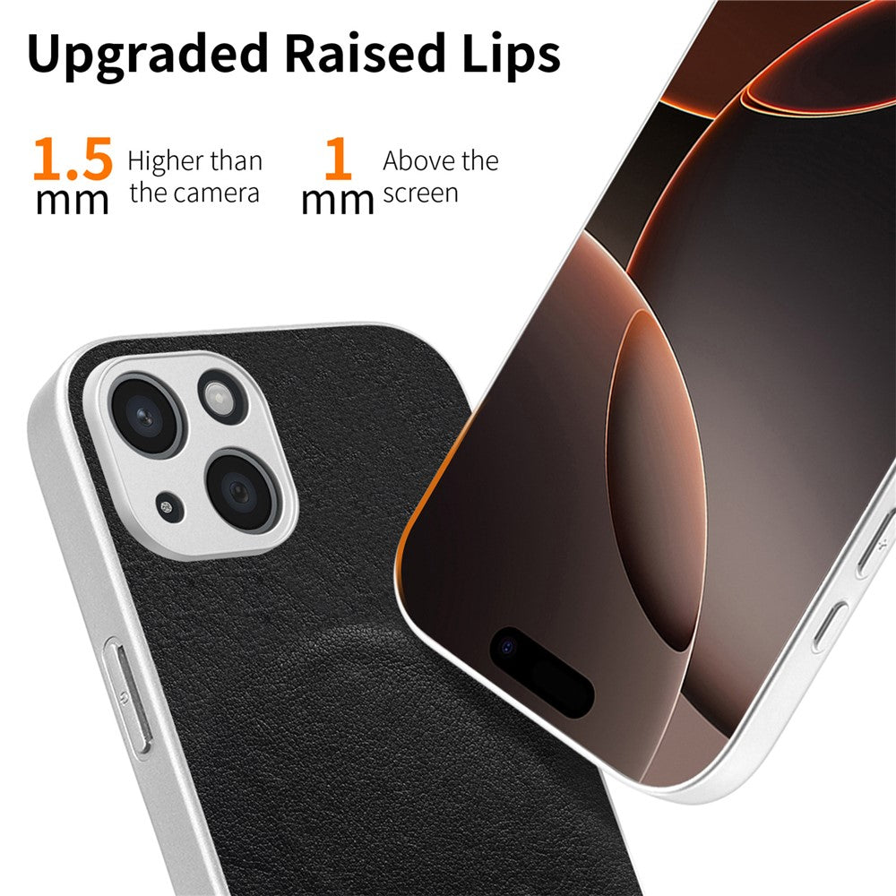For iPhone 15 Magnetic Case Butterfly Bow Pattern PU Leather + TPU + PC Shockproof Phone Cover