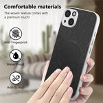 Til iPhone 14 Magnetisk Cover Sommerfuglesløjfe Mønster PU Læder + TPU + PC Stødsikkert Telefoncover
