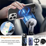 For iPhone 14 Pro Magnetic Case Butterfly Bow Pattern PU Leather + TPU + PC Shockproof Phone Cover
