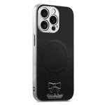 For iPhone 13 Pro Max Magnetic Case Butterfly Bow Pattern PU Leather + TPU + PC Shockproof Phone Cover