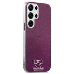 For Samsung Galaxy S25 Ultra Magnetic Case Butterfly Bow Pattern PU Leather + TPU + PC Shockproof Phone Cover