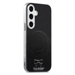 For Samsung Galaxy A36 5G Magnetic Case Bow Pattern PU Leather + TPU + PC Shockproof Phone Cover
