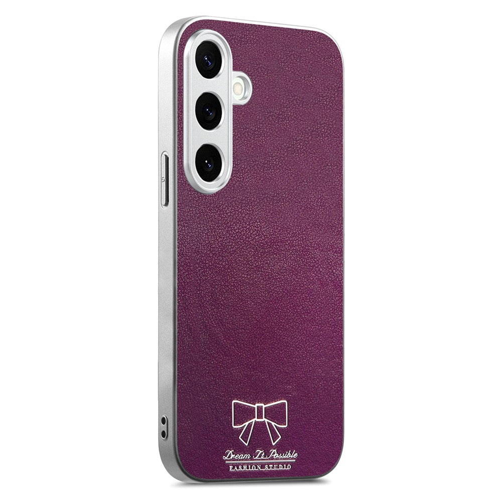 Til Samsung Galaxy A37 5G Magnetisk Etui Sløjfe Mønster PU Læder + TPU + PC Stødsikkert Telefoncover