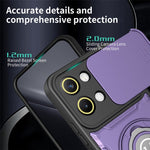 For Xiaomi Poco X8 Pro Max 5G  /  Redmi Turbo 5 Max 5G Case with Slide Camera Cover Ring Kickstand PC + TPU Phone Shell