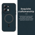 For Xiaomi Redmi 17 4G  /  Redmi 17 5G Case Triangle Texture PU Leather Shockproof Ultra Thin Cover