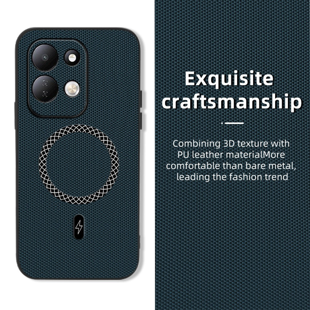 For Xiaomi Redmi 17 4G  /  Redmi 17 5G Case Triangle Texture PU Leather Shockproof Ultra Thin Cover
