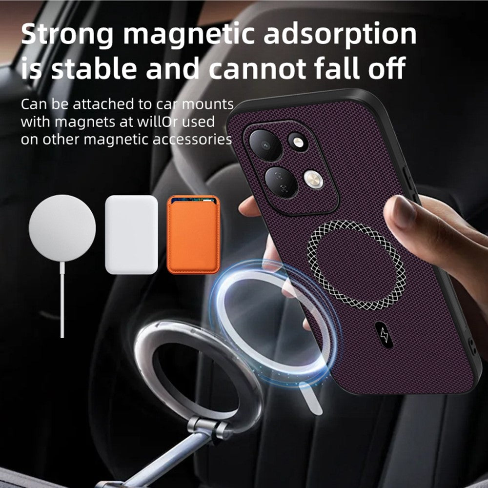 For Xiaomi Redmi 17 4G  /  Redmi 17 5G Case Triangle Texture PU Leather Shockproof Ultra Thin Cover