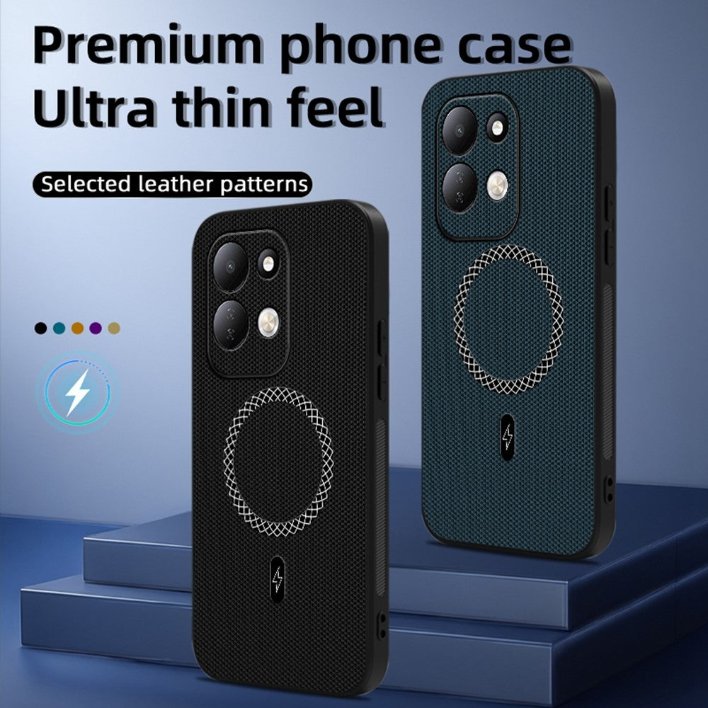 For Xiaomi Redmi 17 4G  /  Redmi 17 5G Case Triangle Texture PU Leather Shockproof Ultra Thin Cover