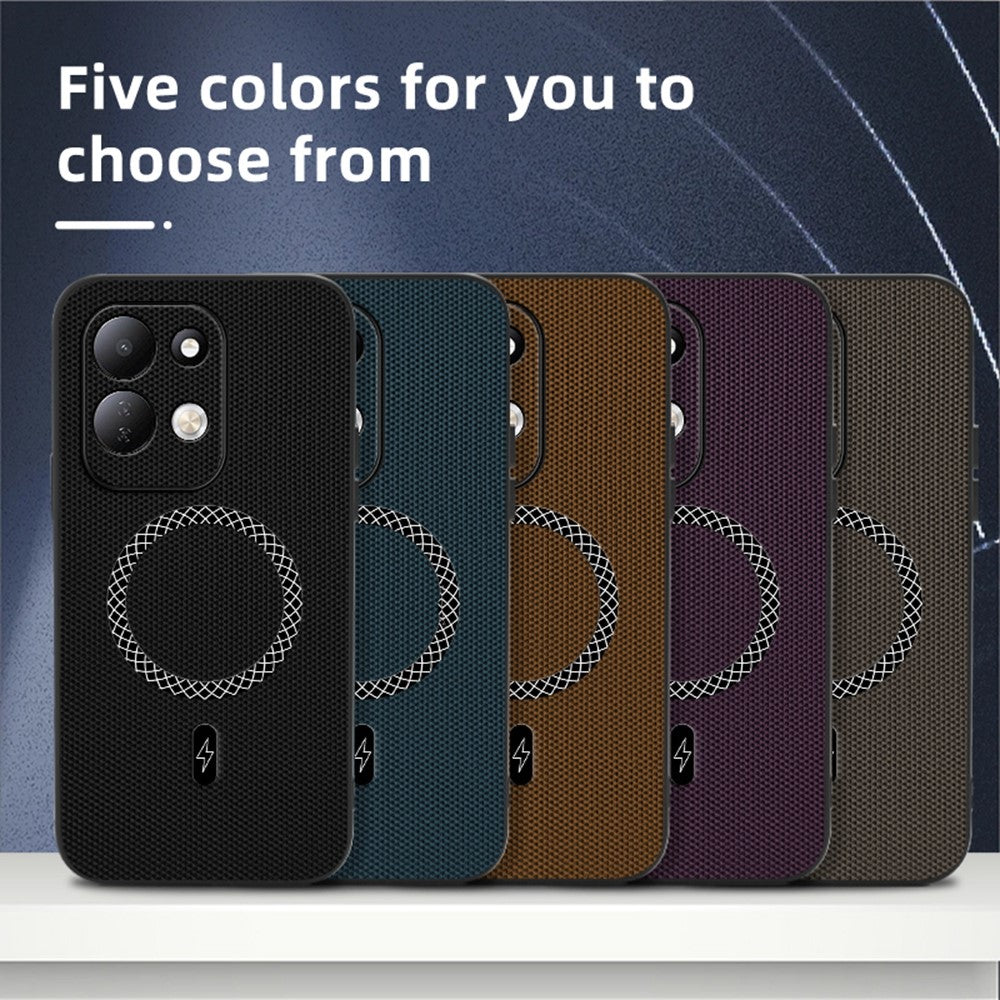 For Xiaomi Redmi 17 4G  /  Redmi 17 5G Case Triangle Texture PU Leather Shockproof Ultra Thin Cover