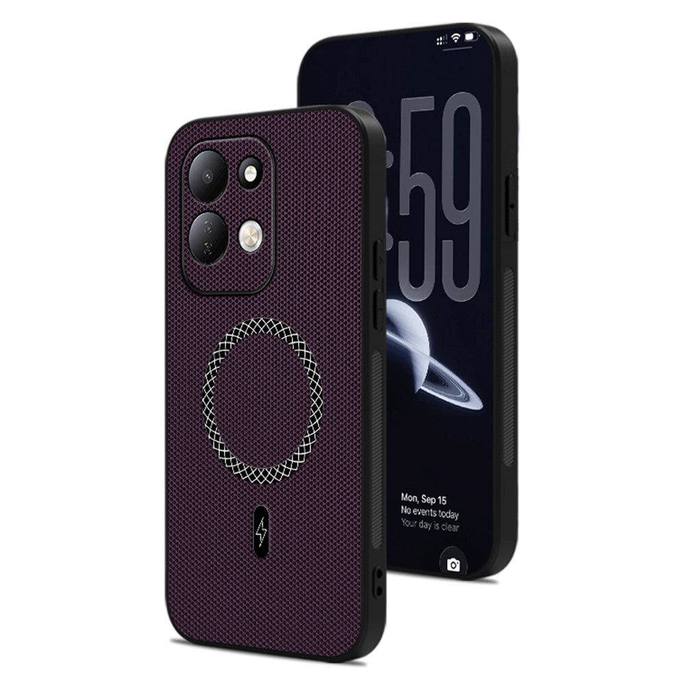 For Xiaomi Redmi 17 4G  /  Redmi 17 5G Case Triangle Texture PU Leather Shockproof Ultra Thin Cover