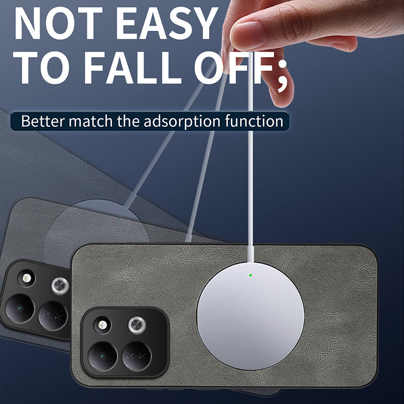 WANLONFENG för Xiaomi Redmi 17 5G / Xiaomi Redmi 17 4G SD1-serien Magnetiskt skal Nappatextur PC TPU mobilskal
