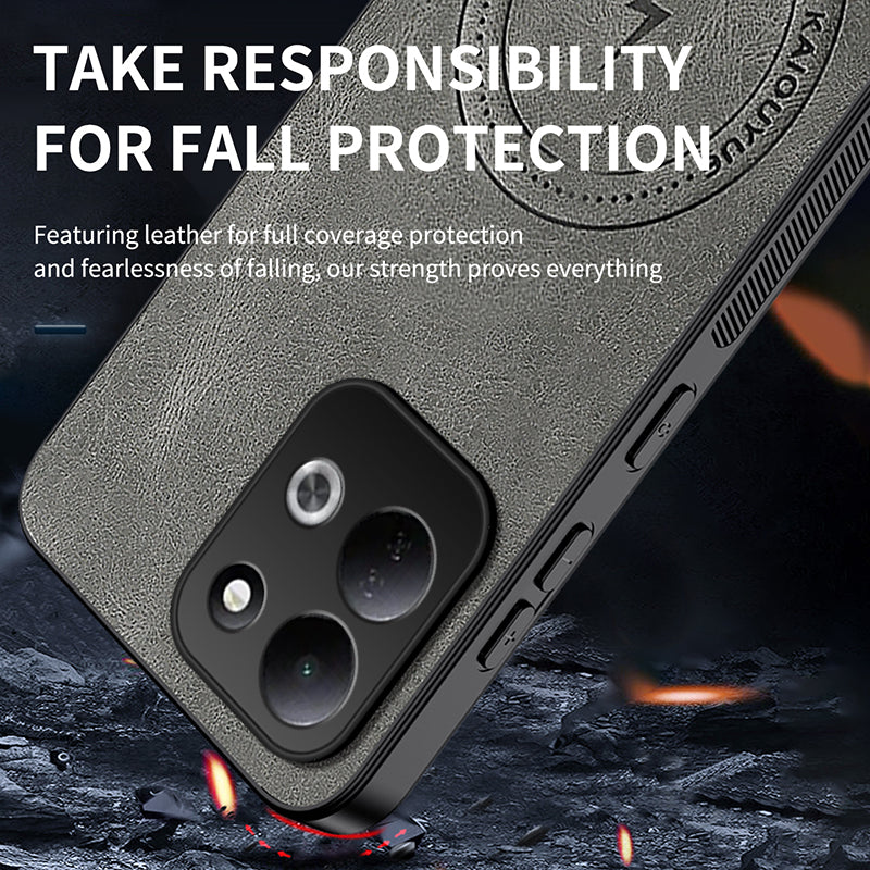 WANLONFENG för Xiaomi Redmi 17 5G / Xiaomi Redmi 17 4G SD1-serien Magnetiskt skal Nappatextur PC TPU mobilskal