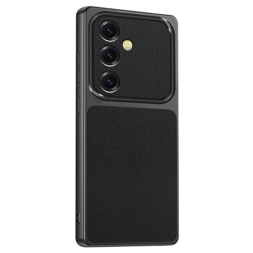 For Samsung Galaxy S26+ Phone Case Lambskin Texture PC TPU PU Leather Shockproof Protective Cover