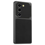 For Samsung Galaxy S23 Phone Case Lambskin Texture PC TPU PU Leather Shockproof Protective Cover