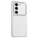 For Samsung Galaxy S23+ Phone Case Lambskin Texture PC TPU PU Leather Shockproof Protective Cover