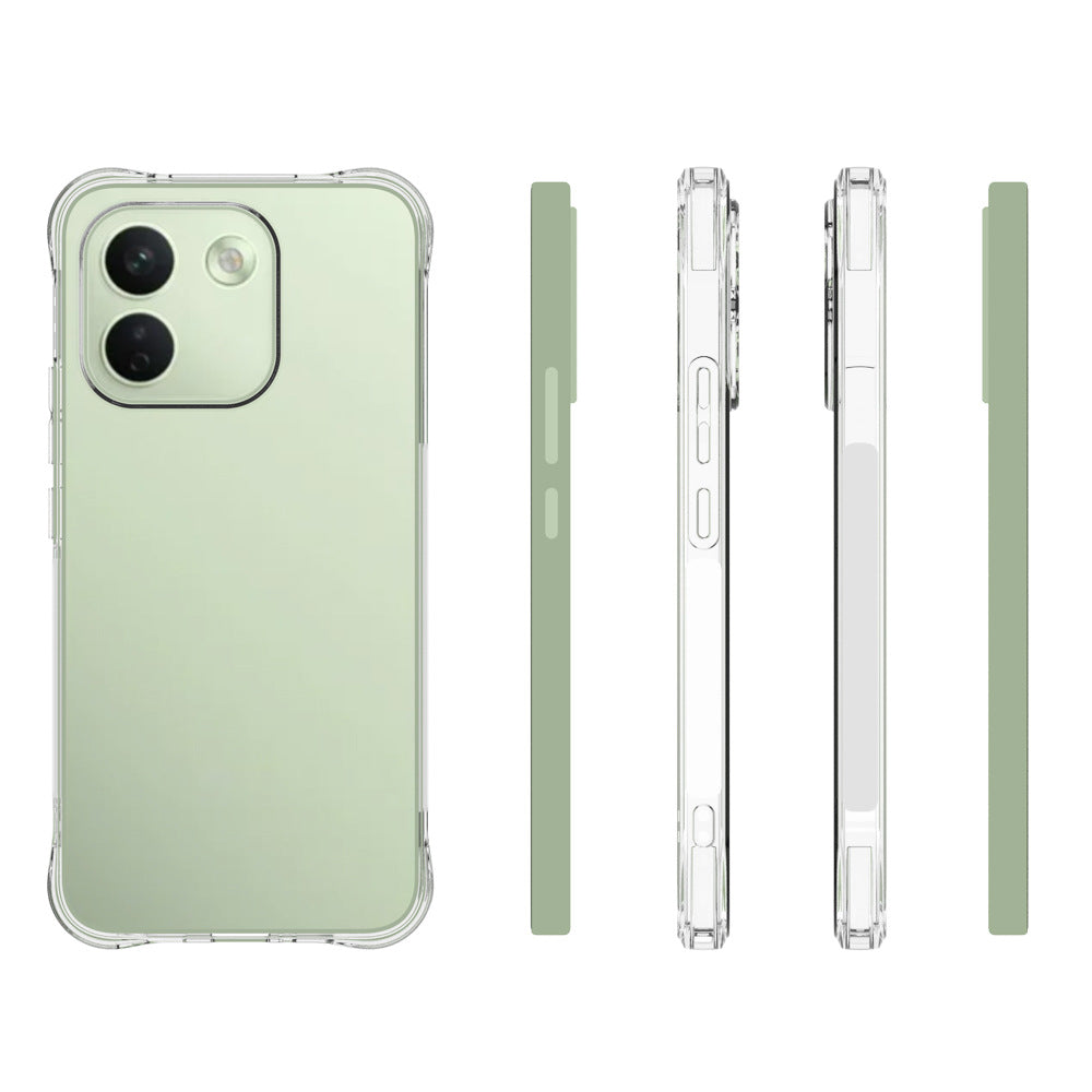 WANLONFENG for Xiaomi Redmi Note 17 Pro Max 5G / Xiaomi Redmi Note 17 Pro+ 5G TM Series Clear TPU Case 2.0mm Phone Back Cover