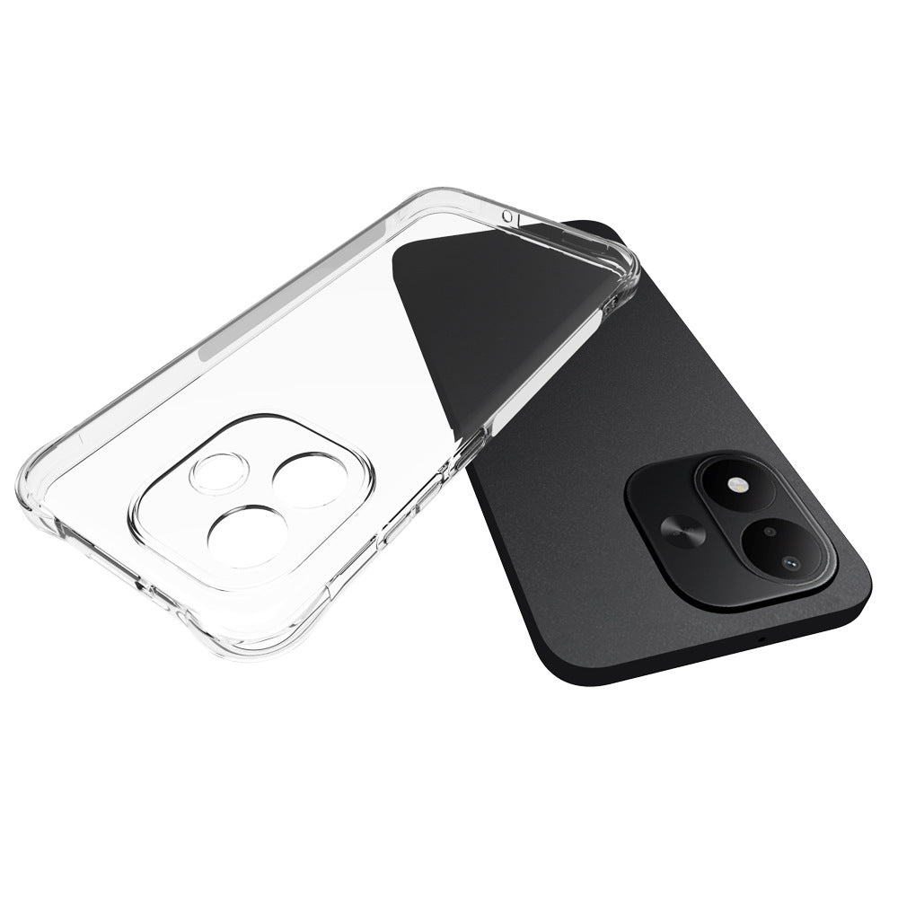 WANLONFENG for Xiaomi Redmi Note 17 4G (Global) / Note 17 5G (Global) / Note 17 (India / China) 5G TM Series Clear TPU Case 2.0mm Phone Back Cover