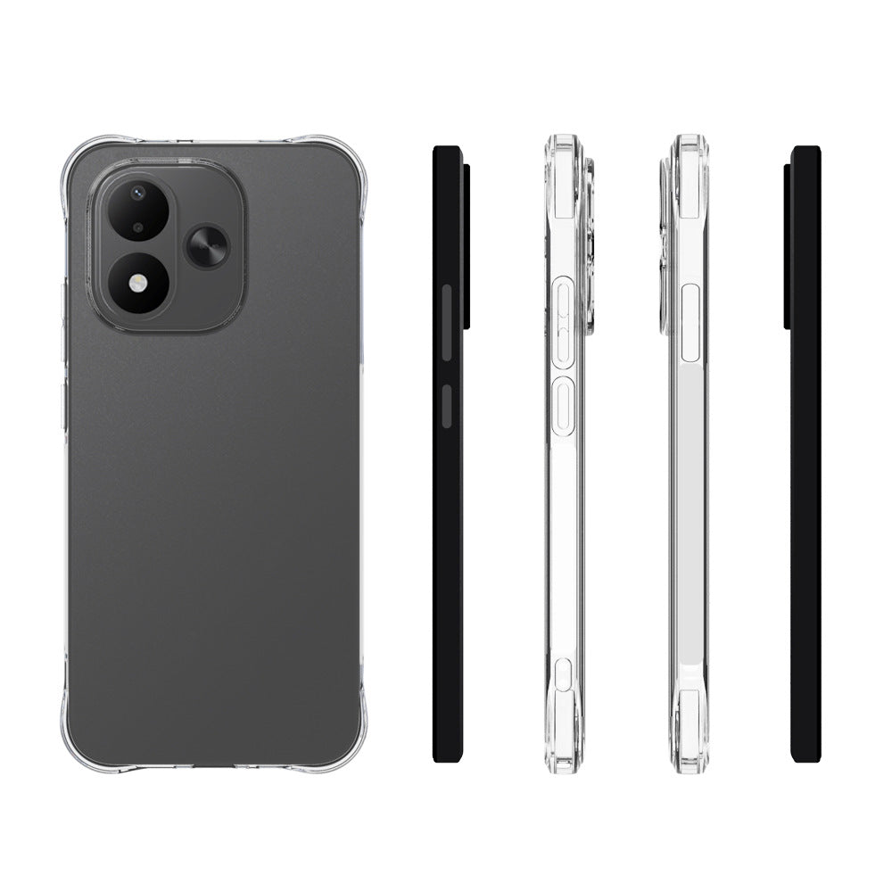 WANLONFENG for Xiaomi Redmi Note 17 4G (Global) / Note 17 5G (Global) / Note 17 (India / China) 5G TM Series Clear TPU Case 2.0mm Phone Back Cover