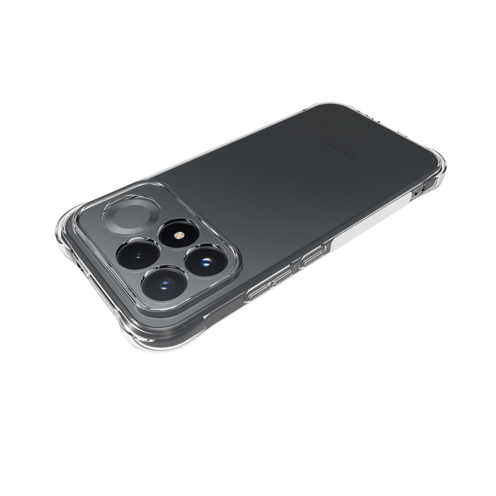 WANLONFENG för Xiaomi Poco F9 Pro 5G / Xiaomi Redmi K100 Pro 5G (Kina) TM-serien genomskinligt TPU-skal 2,0 mm mobilbaksida