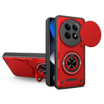 Xiaomi Redmi Note 15 5G (Global) / Redmi Note 15 4G (Global) / Poco M8 5G Magnetiskt skal Skjutbart kameraskydd TPU+PC mobilskal med roterande stativ