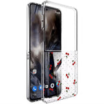 For Samsung Galaxy Z Flip8 Case Cherry Pattern Printing PC Shockproof Slim Foldable Phone Cover