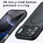 Til iPhone 18 Pro Max / 17 Pro Max cover kompatibel med MagSafe TPU + PC Hybrid Matte Finish telefoncover