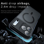Til iPhone 18 Pro Max / 17 Pro Max cover kompatibel med MagSafe TPU + PC Hybrid Matte Finish telefoncover